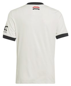 Alternative view of Manchester United adidas Originals Youth 2024/25 Third Replica Jersey - Cream
