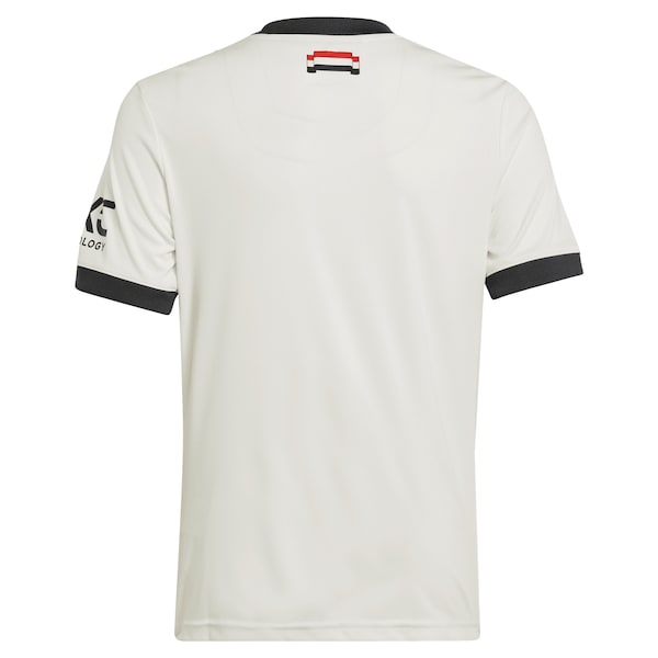 Manchester United adidas Originals Youth 2024/25 Third Replica Jersey - Cream - Image 2