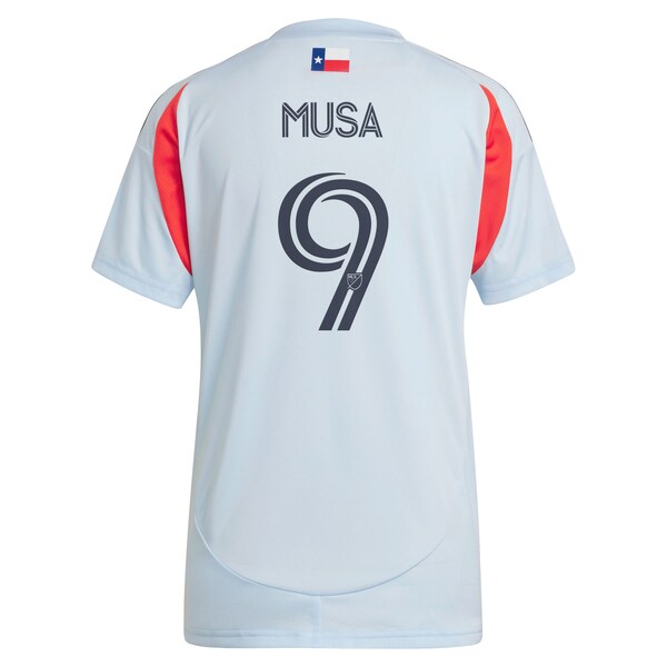 Petar Musa FC Dallas adidas Women's 2025 The Inferno Kit Replica Player Jersey - Light Blue - Image 3