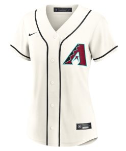 Alternative view of Arizona Diamondbacks Nike Women's Home Custom Replica 2.0 Jersey - Cream