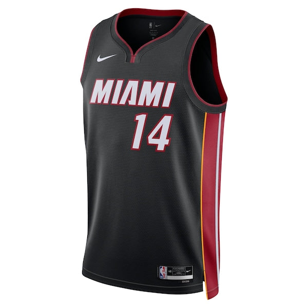Tyler Herro Miami Heat Nike Unisex Swingman Jersey - Icon Edition - Black - Image 2