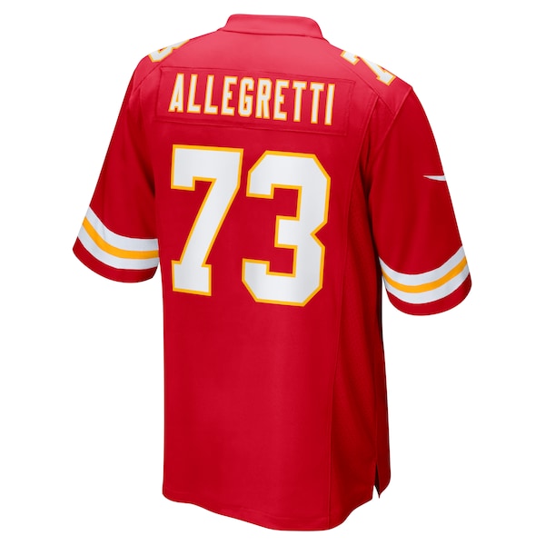 Nick Allegretti Kansas City Chiefs Nike Game Jersey - Red - Image 3