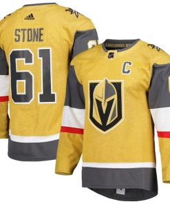 Mark Stone Vegas Golden Knights adidas Home Primegreen Authentic Player Jersey - Gold