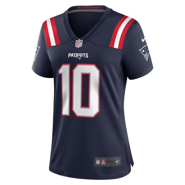 Mac Jones New England Patriots Nike Women's Team Game Jersey - Navy - Image 2