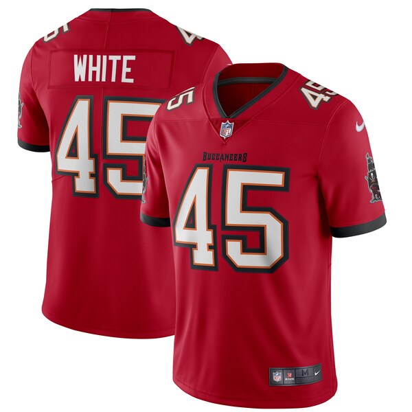 Devin White Tampa Bay Buccaneers Nike Vapor Limited Jersey - Red/Pewter - Image 2