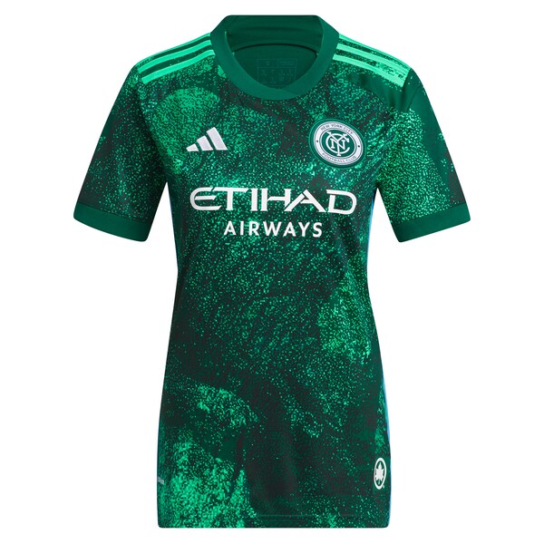Thiago Martins New York City FC adidas Women's 2024 The Parks Replica Player Jersey - Green - Image 2