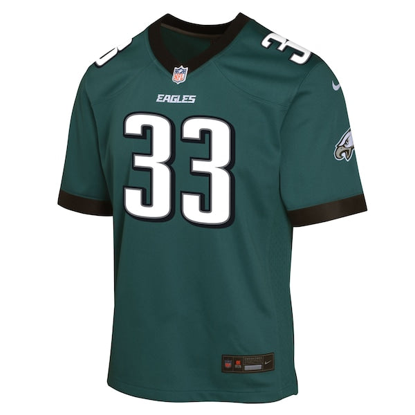 Cooper DeJean Philadelphia Eagles Nike Youth Game Player Jersey - Midnight Green/Kelly Green - Image 3