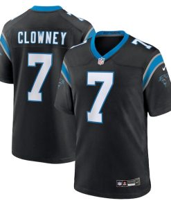 Alternative view of Jadeveon Clowney Carolina Panthers Nike  Game Jersey -  Black/Blue