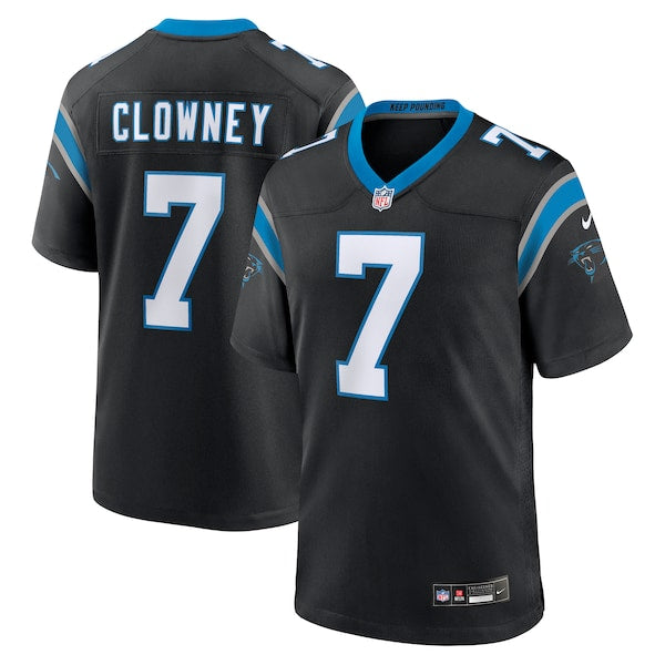 Jadeveon Clowney Carolina Panthers Nike Game Jersey - Black/Blue - Image 2