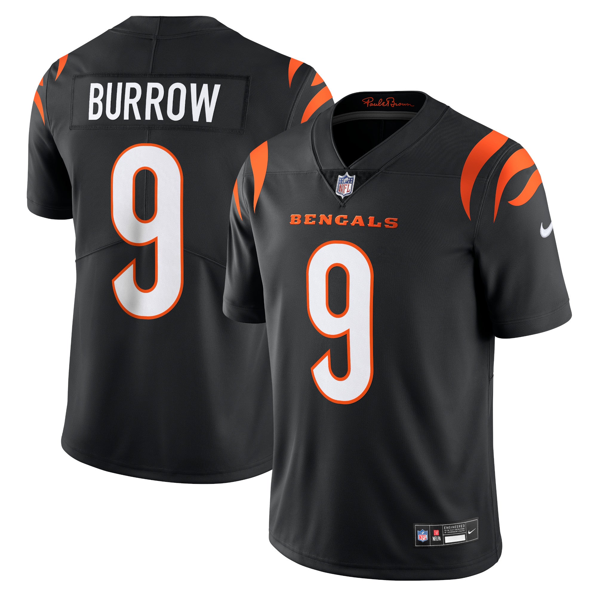 Joe Burrow Cincinnati Bengals Nike Vapor Untouchable Limited Jersey - White/Black - Image 6