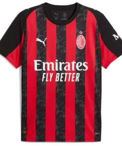 Alternative view of Christian Pulisic AC Milan Puma 2025/26 Home Replica Player Jersey - Red