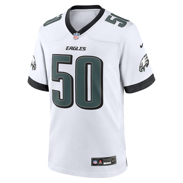Jaelan Phillips Philadelphia Eagles Nike Game Jersey - White/Kelly Green/Green - Image 8