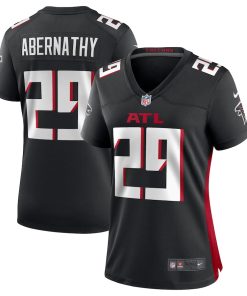Micah Abernathy Atlanta Falcons Nike Women's Team Game Jersey -  Black