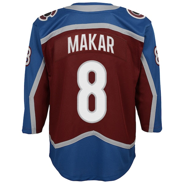 Cale Makar Colorado Avalanche Youth Home 2022 Stanley Cup Champions Premier Player Jersey - Burgundy - Image 3