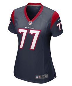Alternative view of Kilian Zierer Houston Texans Nike Women's Team Game Jersey - Navy