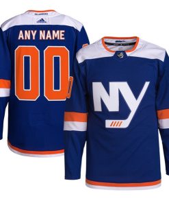 New York Islanders adidas  Alternate  Primegreen Authentic Custom Jersey - Royal