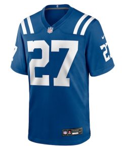 Alternative view of Justin Walley Indianapolis Colts Nike Team Game Jersey -  Royal