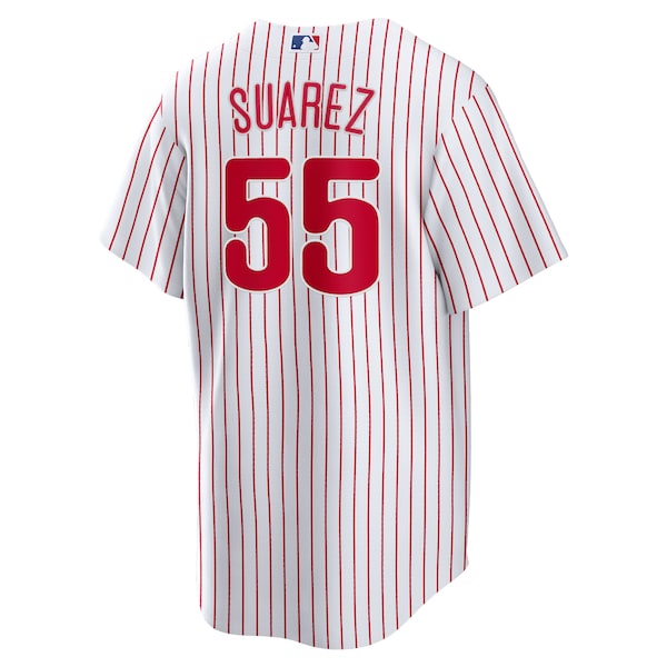 Ranger Su¨¢rez Philadelphia Phillies Nike Home Replica Player Jersey - White - Image 3