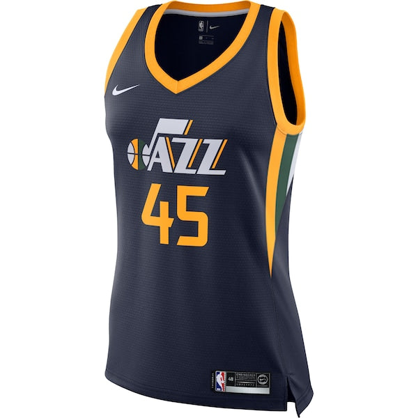 Donovan Mitchell Utah Jazz Nike Women's Swingman Jersey - Icon Edition - Navy - Image 2
