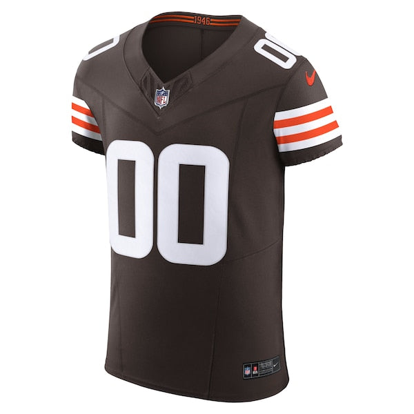 Cleveland Browns Nike Vapor F.U.S.E. Elite Custom Jersey - Brown - Image 2