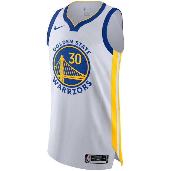 Stephen Curry Golden State Warriors Nike Authentic Jersey - Association Edition - White - Image 2