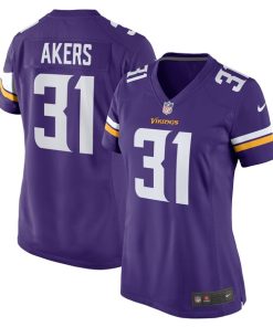 Cam Akers Minnesota Vikings Nike Women's  Game Jersey -  Purple