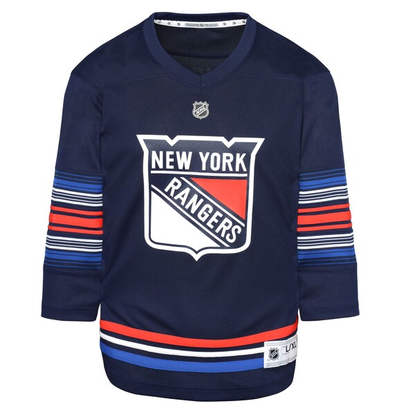 New York Rangers Youth Alternate Replica Jersey - Navy - Image 2