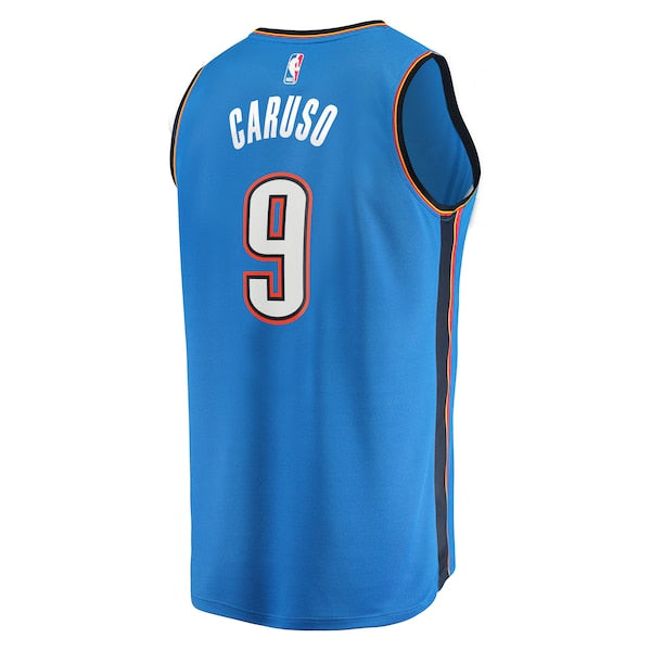Alex Caruso Oklahoma City Thunder Youth Fast Break Replica Player Jersey - Icon Edition - Blue - Image 3