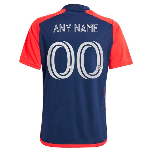 New England Revolution adidas Youth 2024 Boston Tea Party Replica Custom Jersey?ยจC Navy - Image 3