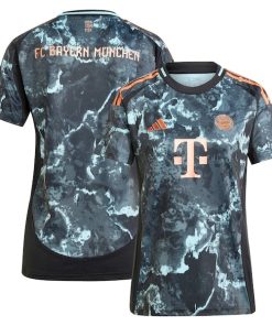 Bayern Munich adidas Women's 2024/25 Away Replica Jersey - Black