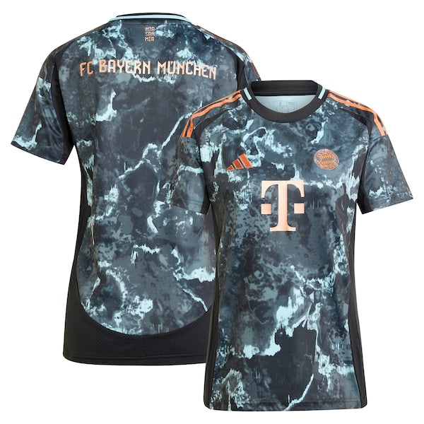 Bayern Munich adidas Women's 2024/25 Away Replica Jersey - Black