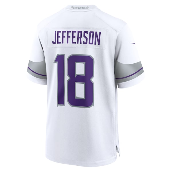 Justin Jefferson Minnesota Vikings Nike Youth Alternate Game Player Jersey - White - Image 3