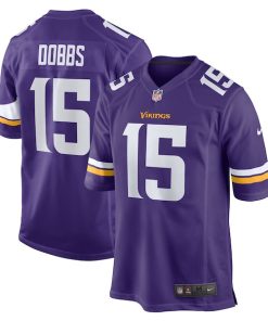 Joshua Dobbs Minnesota Vikings Nike  Game Jersey -  Purple