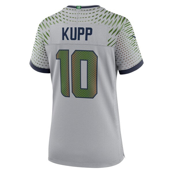 Cooper Kupp Seattle Seahawks Nike Women's 2025 Rivalries Collection Game Jersey - Wolf Gray - Image 3