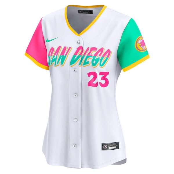 Fernando Tatis Jr. San Diego Padres Nike Women's City Connect Limited Player Jersey - White - Image 2