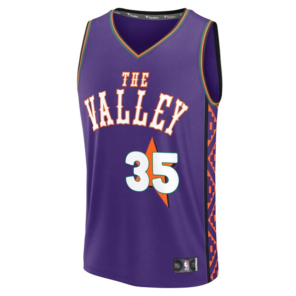 Kevin Durant Phoenix Suns Youth 2024/25 Fast Break Player Jersey - City Edition - Purple - Image 2