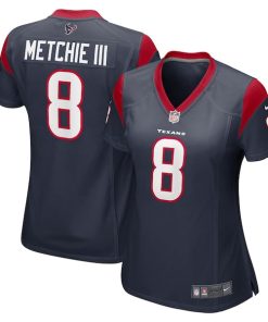 John Metchie III Houston Texans Nike Women's Game Player Jersey - Navy