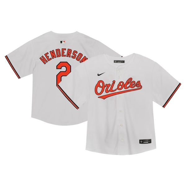 Gunnar Henderson Baltimore Orioles Nike Toddler Game Jersey - White
