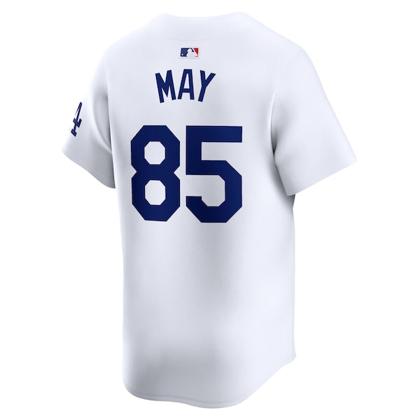 Dustin May Los Angeles Dodgers Nike Home Limited Player Jersey - White - Image 3