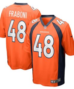 Mitchell Fraboni Denver Broncos Nike Team Game Jersey -  Orange