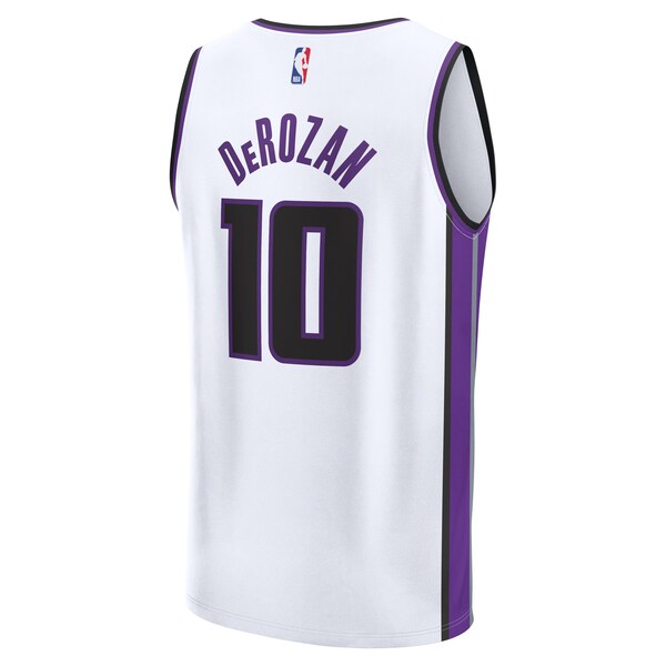 DeMar DeRozan Sacramento Kings Fast Break Replica Player Jersey - Association Edition - White - Image 3