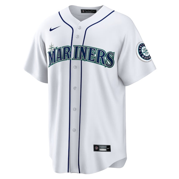 Kyle Lewis Seattle Mariners Nike Replica Player Name Jersey - White - Image 2