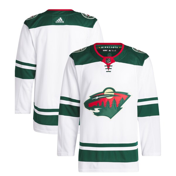 Minnesota Wild adidas Away Primegreen Authentic Jersey?ยจC White