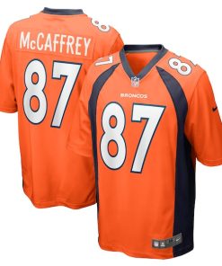 Alternative view of Ed McCaffrey Denver Broncos Nike Game Retired Player Jersey - Orange/Navy