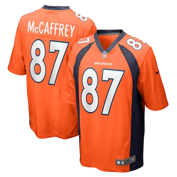 Ed McCaffrey Denver Broncos Nike Game Retired Player Jersey - Orange/Navy - Image 2