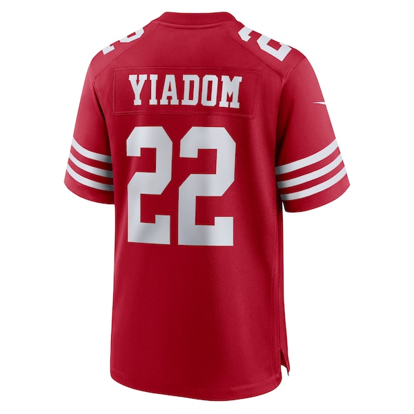 Isaac Yiadom San Francisco 49ers Nike Team Game Jersey - Scarlet - Image 3