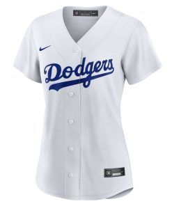 Alternative view of Women's Los Angeles Dodgers Kyle Tucker Nike White Home Replica Jersey
