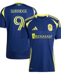Alternative view of Sam Surridge Nashville SC adidas 2025 The Heart of Nashville Kit Replica Player Jersey - Navy