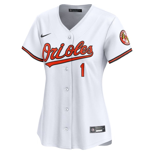 Baltimore Orioles Nike Women's #1 Mom Home Limited Jersey - White - Image 2
