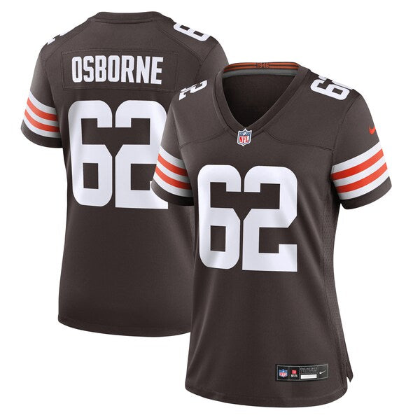 Justin Osborne Cleveland Browns Nike Women's Team Game Jersey - Brown